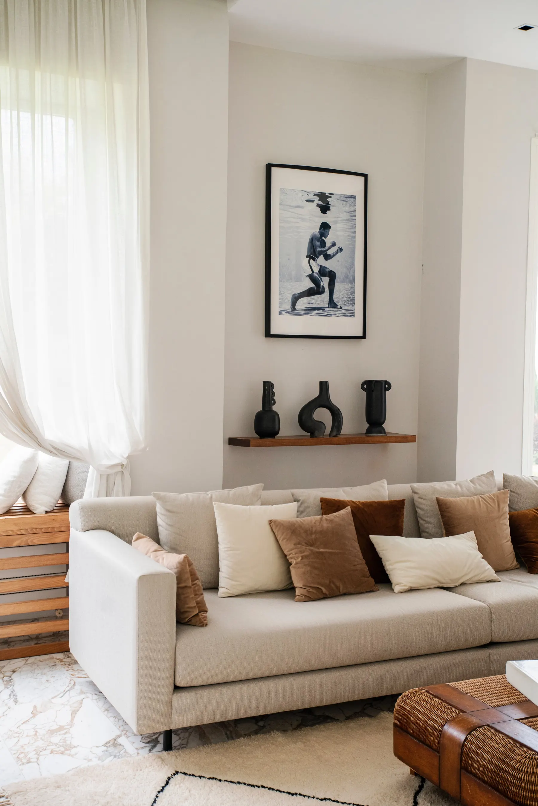 Calm, light-filled home interior
