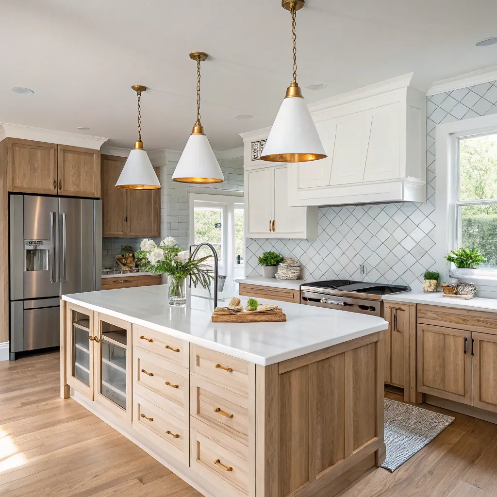 Warm, inviting kitchen